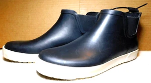 Universal Thread Goods Co. ~ Target schwarze Shirley Gummi-Stiefeletten Regenstiefel USA Größe 10 - Bild 1 von 23