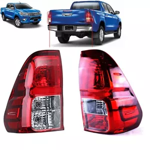 MOT Fit Toyota Hilux Hi lux Revo Truck Rear Back Light Lamp 2016 Pair Left Right - Picture 1 of 4