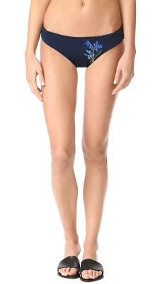 Stella McCartney Women Embroideries Floral Bottom Sky Captain sz. Small 179726 - Image 1 of 4