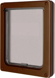 Dog Mate Lockable Medium Dog Door, Brown (215B) - Picture 1 of 3