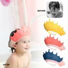 Kids Ear Protective Cap Shampoo Cap Baby Cartoon Crown Shower Cap Super Soft SP