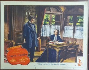Professor Paul Muni & Merle Oberon A Song to Remember original Lobby Card 4657