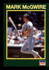 1990 Starline Long John Silver Baseball #11 Mark McGwire Oakland Athletics