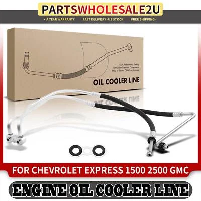 Entrada y salida de línea de enfriador de aceite para Chevrolet Express 1500 Express 2500 V6 4,3 L Foto 1 de 4