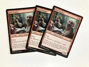 Mad Prophet (3) NM Shadows Over Innistrad MTG Magic the Gathering - Picture 1 of 1