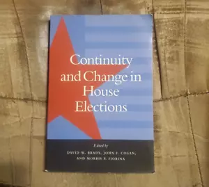 Continuity And Change In House Elections ed by Brady et al PB G/VG - Picture 1 of 5