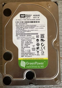 Disque dur 2 To , 3.5 pouce , sata , western digital Green power WD20EURS - Afbeelding 1 van 2
