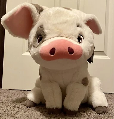 "Felpa grande de 20"" Moana Pua Pig de Disney Store nueva con etiquetas" Foto 1 de 4
