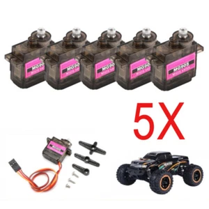 5x MG90S Metal Gear Micro Servo Mini Auto Servo für RC Boot Flugzeug Helikopter - Bild 1 von 12