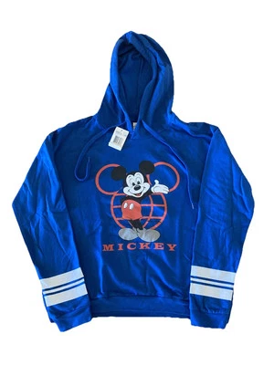 NWT Disney Mickey Mouse Fleece Lightweight Hoodie Sweatshirt Youth Size Large - Image 1 of 4