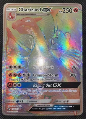 Pokemon TCG Charizard GX (Secret) 150/147 Sm-Burning Shadows Holo Rainbow - Image 1 of 4