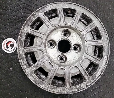 1979-1988 VW Audi Fox Sciricco Rabbit Dasher Jetta 4000 13x5 13" Wheel Aluminum - Image 1 of 4