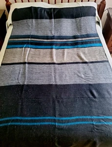 Tiro de alpaca Shupaca a rayas azul y gris - Imagen 1 de 6