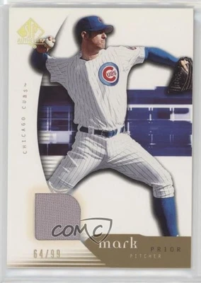 2005 Upper Deck SP Collection SP Authentic Gold Materials /99 Mark Prior #65 - Image 1 of 2