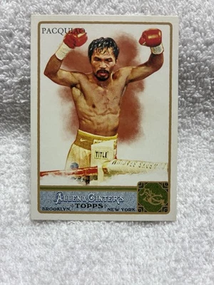 2011 Topps Allen & Ginter Manny Pacquiao #262 World Champion Boxer Please Read - Image 1 of 3
