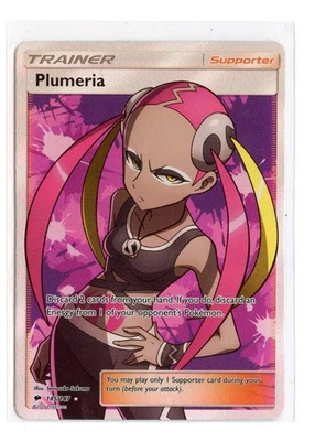 Plumeria (Full Art) 145/147 Ultra Rare Holo SM - Burning Shadows Pokemon LP - Image 1 of 2