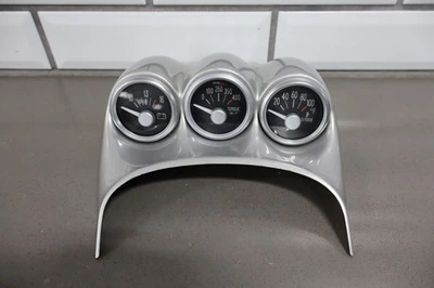 Chevy SSR 2005 consola montada calibre pod satinado plata moldura OEM Foto 1 de 4