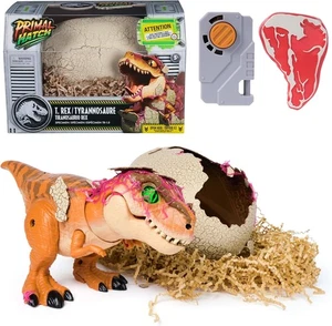 🦖Jurassic World Primal Hatch, Interaktiver Dinosaurier mit Ei, Schließen 🦖 - Bild 1 von 10
