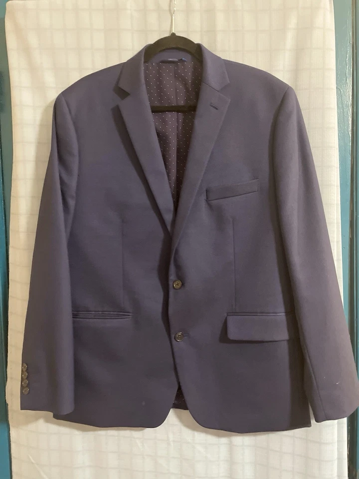Apt. 9 Blazer Para Hombres 44R Azul Marino Premier Flex Performance Calce Ajustado Abrigo Deportivo Elástico Foto 1 de 4