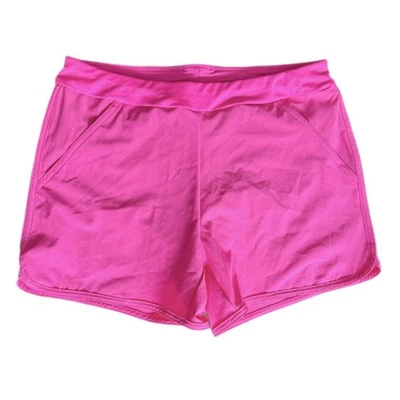 Pantalones cortos de natación Lands End de secado rápido para mujer XL rosa prisma con braguita cintura elástica Foto 1 de 4