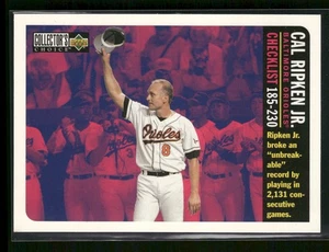 1995 Collectors Choice #362 Cal Ripken Jr. Baltimore oriles - Picture 1 of 2