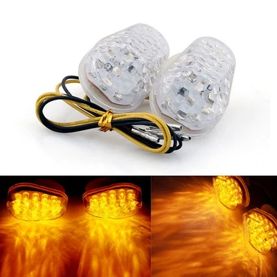 LED Turn Signals Kawasaki ZX6R 1998-2013 ZX10R 2004-2013 ZX 7R 9R ZZR600 W  NEW Foto 1 de 3