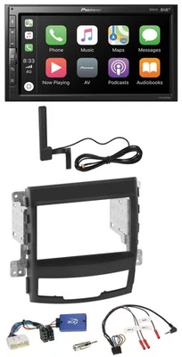 Pioneer USB 2DIN Bluetooth DAB Lenkrad Autoradio für SSangYong Korando mit Taste - Bild 1 von 4