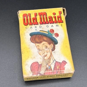 Vintage 1950s Whitman Old Maid Card Game #3009 - Missing Rules Card - Picture 1 of 13