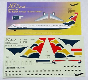 JET Decal 1/144 British Airways Decals Boeing 757 JD144-016 G-CPES - Picture 1 of 1