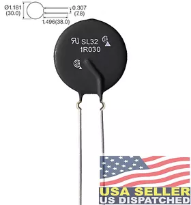 Ametherm Thermistor SL32 1R030-B (SG379, SG405, SG328) 30A, Tolerance ±20% - Picture 1 of 2