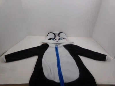 Pequeño Tillia Bebé Niño Unisex Una Pieza Panda Con Capucha Conjunto - Cierre de Cremallera Foto 1 de 4