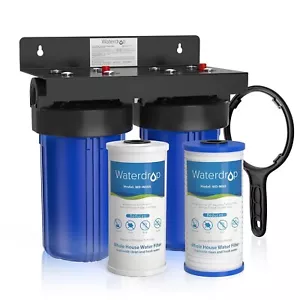 "Sistema de filtración de agua para toda la casa Waterdrop WHF21-PG 5 micras, con 10"" x 4,5" - Imagen 1 de 9