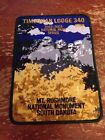 Timuquan Lodge #340 2002-2003 Year Jacket Backpatch Mt. Rushmore Oa 21A-111