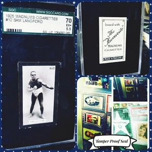 1925 Magnums SAM LANGFORD BOXER PSA SGC Very Low Population Card - Picture 1 of 1