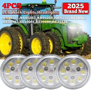 4PCS 4.5" Round LED Fender Work Light Par36 For Deere 30-40 4WD 8430 1979 - Picture 1 of 11