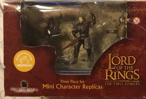 The Lord of the Rings The Two Towers Three Piece Set Mini Character Replicas Cover