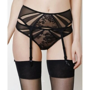 LOU PORTE JARRETELLE TAILLE L COULEUR NOIR REF 77225 - Picture 1 of 4