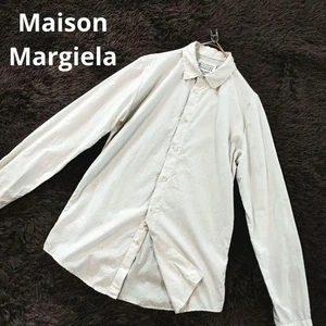 Maison Margiela Long Sleeve Shirt White Cotton Made in Italy Men size M - Picture 1 of 10