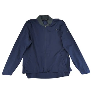 Nike Basketball Hyper Elite Dri-Fit Jacket Vented Bomber Navy Blue Men's Size XL - Picture 1 of 9