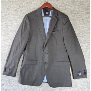 An ORIGINAL PENGUIN Suit Jacket 40L Two Button Wool Blend Grey - Picture 1 of 13