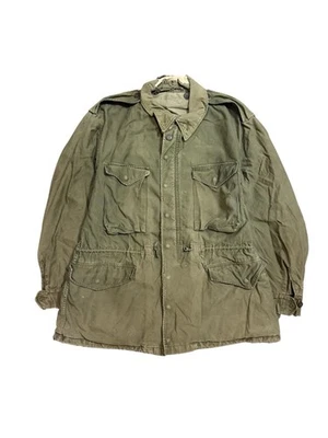 Chaqueta de Campo Verde Vintage Militar M-1951 Talla Grande Regular Envejecida Foto 1 de 4