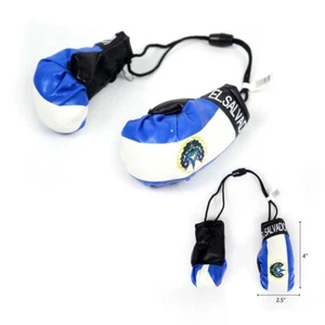 Juego Guantes de Boxeo Espejo Retrovisor Coche El Salvador Guante de Boxeo El Salvadoreño - Imagen 1 de 1