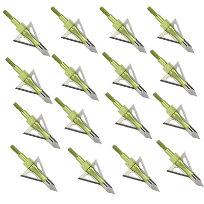 12Pcs Very 3-Sharp Blade Broadheads 100 Gr Arrow Tips Compound Bow Crossbow Box - Image 1 of 4