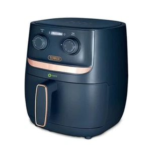 Tower Vortx 3.8 Litre Manual Air Fryer Midnight Blue 1500W Temp Control Timer - Picture 1 of 6