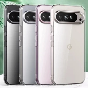 For Google Pixel 9 8 Pro 9A 8A 7A 6 ShockProof Transparent Silicone Case Cover - Picture 1 of 8