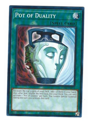 Yugioh Spell Card Pot of Duality LDK2-ENY34 Unlimited Edition Common - Image 1 of 2
