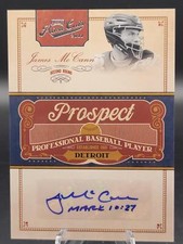 2011 Panini Prime Cuts Prospect Signatures #JM James McCann -Autograph/ SN299