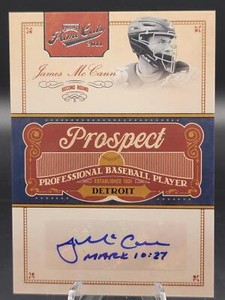 2011 Panini Prime Cuts Prospect Signatures #JM James McCann -Autograph/ SN299
