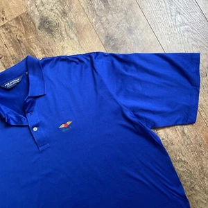 Ralph Lauren Golf | Pima Cotton Royal Blue Kurzarm Polo Vintage XXL - Bild 1 von 18