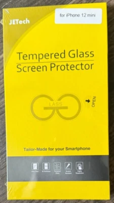 JETech Tempered Glass Screen Protector for iPhone 12 11 Pro Max X XS XR XS Max - Image 1 of 3